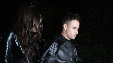 Liam Payne and Maya Henry at a Halloween party hosted by Jonathan Ross at his house in north London.